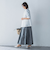 フォイルギャザースカート≪手洗い可能≫