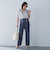 カーヴィシルエットパンツ≪洗濯機で洗える≫