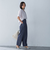 カーヴィシルエットパンツ≪洗濯機で洗える≫