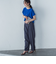 カーヴィシルエットパンツ≪洗濯機で洗える≫