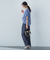 カーヴィシルエットパンツ≪洗濯機で洗える≫