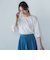 【WEB限定】ローンレース切り替えブラウス