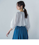 【WEB限定】ローンレース切り替えブラウス
