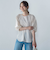 【WEB限定】ローンレース切り替えブラウス