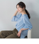 【WEB限定】クールマックスサッカーブラウス≪洗濯機で洗える≫