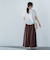 【晴れ軽】撥水UVワイドパンツ≪UV/接触冷感/撥水性/洗濯機で洗える≫