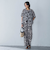 麻調ボイルプリントパンツ≪洗濯機で洗える≫