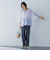 ピンタックレースチュニックブラウス≪手洗い可能≫