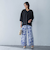 ピンタックレースチュニックブラウス≪手洗い可能≫