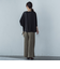 【WEB限定】サテンフィールドレープブラウス≪セットアップ対応/洗濯機で洗える≫