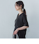 【WEB限定】サテンフィールキーネックブラウス≪セットアップ対応/洗濯機で洗える≫