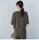 【WEB限定】サテンフィールキーネックブラウス≪セットアップ対応/洗濯機で洗える≫