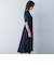 フィットアンドフレアワンピース≪洗濯機で洗える≫