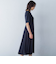 フィットアンドフレアワンピース≪洗濯機で洗える≫