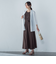 【WEB限定】ひやさらシワレスワンピース≪洗濯機で洗える≫