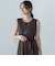 【WEB限定】ひやさらシワレスワンピース≪洗濯機で洗える≫