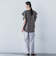 【WEB限定】フィルムストライプイージーパンツ ≪手洗い可能≫