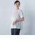 【WEB限定】ライクアウーヴンバンドカラーブラウス≪洗濯機で洗える≫