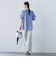 【WEB限定】ライクアウーヴンバンドカラーブラウス≪洗濯機で洗える≫