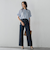 【WEB限定】ライクアウーヴンバンドカラーブラウス≪洗濯機で洗える≫