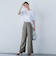【WEB限定】きれいめハーフスリーブカットソー ≪接触冷感／洗濯機OK≫