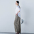 【WEB限定】きれいめハーフスリーブカットソー ≪接触冷感／洗濯機OK≫