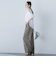 【WEB限定】きれいめハーフスリーブカットソー ≪接触冷感／洗濯機OK≫