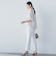 【WEB限定】きれいめハーフスリーブカットソー ≪接触冷感／洗濯機OK≫