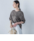 【WEB限定】きれいめハーフスリーブカットソー ≪接触冷感／洗濯機OK≫