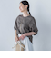 【WEB限定】きれいめハーフスリーブカットソー ≪接触冷感／洗濯機OK≫