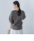 【WEB限定】きれいめハーフスリーブカットソー ≪接触冷感／洗濯機OK≫