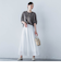 【WEB限定】きれいめハーフスリーブカットソー ≪接触冷感／洗濯機OK≫