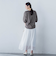 【WEB限定】きれいめハーフスリーブカットソー ≪接触冷感／洗濯機OK≫