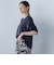 【WEB限定】きれいめハーフスリーブカットソー ≪接触冷感／洗濯機OK≫