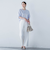 【WEB限定】きれいめハーフスリーブカットソー ≪接触冷感／洗濯機OK≫