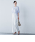 【WEB限定】きれいめハーフスリーブカットソー ≪接触冷感／洗濯機OK≫