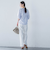 【WEB限定】きれいめハーフスリーブカットソー ≪接触冷感／洗濯機OK≫