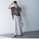 【WEB限定】タックデザインカットソー ≪接触冷感／洗濯機OK≫