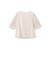 【WEB限定】ラメストライプ袖タックブラウス ≪手洗い可能≫