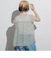 【WEB限定】シアーストライプクルーネックブラウス≪手洗い可能≫