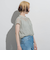 【WEB限定】シアーストライプクルーネックブラウス≪手洗い可能≫
