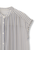 【WEB限定】シアーストライプクルーネックブラウス≪手洗い可能≫