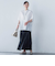 【WEB限定】フランスアヤロングブラウス≪手洗い可能≫
