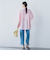 【WEB限定】フランスアヤロングブラウス≪手洗い可能≫