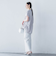 【WEB限定】フィルムストライプギャザーブラウス ≪手洗い可能≫