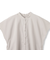 【WEB限定】フィルムストライプギャザーブラウス ≪手洗い可能≫
