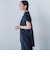 【WEB限定】フィルムストライプギャザーブラウス ≪手洗い可能≫