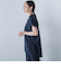 【WEB限定】フィルムストライプギャザーブラウス ≪手洗い可能≫