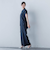 【WEB限定】フィルムストライプギャザーブラウス ≪手洗い可能≫