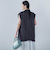 【WEB限定】フィブリルタフタロングジレ ≪手洗い可能≫
